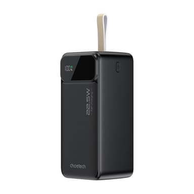 Choetech B732 50000mAh 22,5W PD-virtalähde (musta)