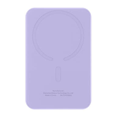 Magneettinen Mini Powerbank Baseus 5000mAh 20W (violetti)