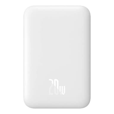 Powerbank Baseus Magnetic Mini 6000mAh 20W MagSafe (valkoinen)