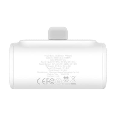 Powerbank OS-Baseus Compact IP 5000mAh 20W (valkoinen)