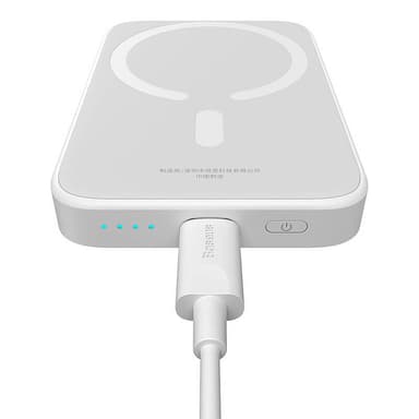 Powerbank Baseus Magnetic Mini 6000mAh 20W MagSafe (valkoinen)