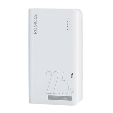 Powerbank Romoss SENSE4SF 10000mAh, 22.5W (valkoinen)