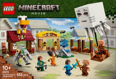 LEGO Minecraft Hornanhenki-kuumailmapallon hyökkäys kylään 21273