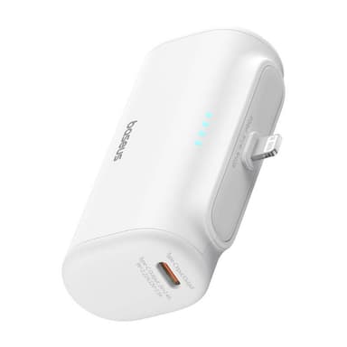 Powerbank OS-Baseus Compact IP 5000mAh 20W (valkoinen)