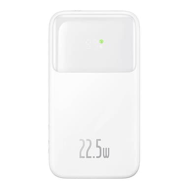 Powerbank Baseus Comet 10000mAh, 22,5W (valkoinen)