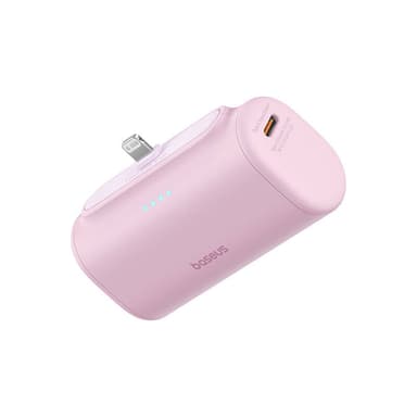 Powerbank OS-Baseus Compact IP 5000mAh 20W (vaaleanpunainen)