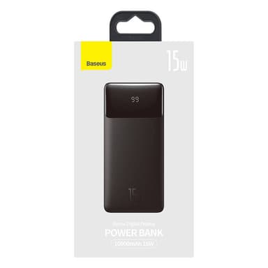 Powerbank Baseus Bipow 10000mAh, 15W (musta)