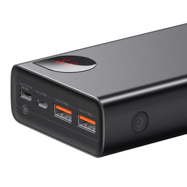 Powerbank Baseus Adaman Metal 20000mAh PD QC 3.0 65W 2xUSB + USB-C + micro USB (musta)