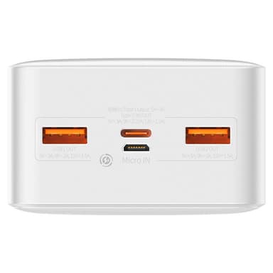 Powerbank Baseus Bipow 30000mAh, 20W (valkoinen)