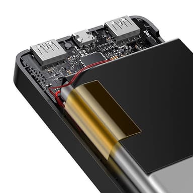 Powerbank Baseus Bipow 10000mAh, 15W (musta)