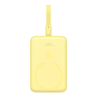 Powerbank Baseus Magnetic Mini 10000mAh, USB-C 20W MagSafe (keltainen)