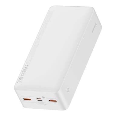 Powerbank Baseus Bipow 30000mAh, 20W (valkoinen)