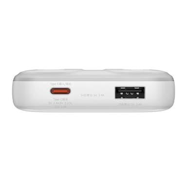 Powerbank Baseus Comet 10000mAh, 22,5W (valkoinen)