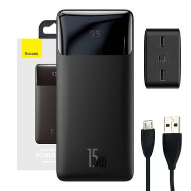 Powerbank Baseus Bipow 30000mAh, 15W (musta)