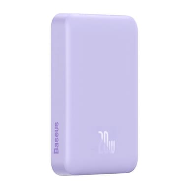 Powerbank Baseus Magnetic Mini 10000mAh, USB-C 20W MagSafe (violetti)