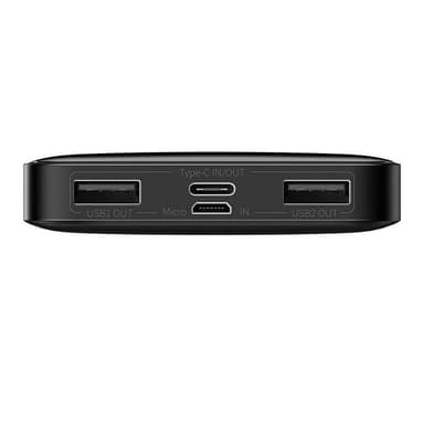 Powerbank Baseus Bipow 10000mAh, 15W (musta)