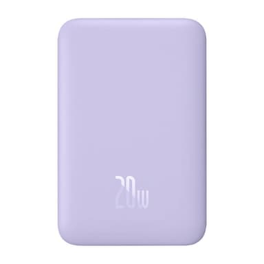 Powerbank Baseus Magnetic Mini 10000mAh, USB-C 20W MagSafe (violetti)