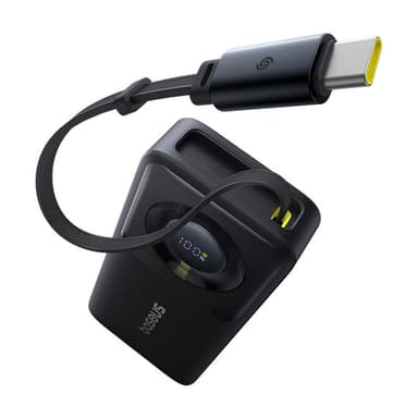 Powerbank Baseus OS Free2Pull 10000mAh 30W +kaapeli (musta)