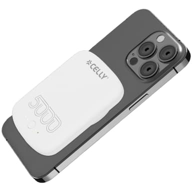 MAGPB5000PRO PowerBank 10W MagSafe langaton lataus 5000mAh valkoinen