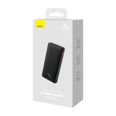 Baseus Airpow 10000mAh 20W powerbank (musta)