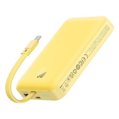 Powerbank Baseus Magnetic Mini 10000mAh 30W MagSafe (keltainen)