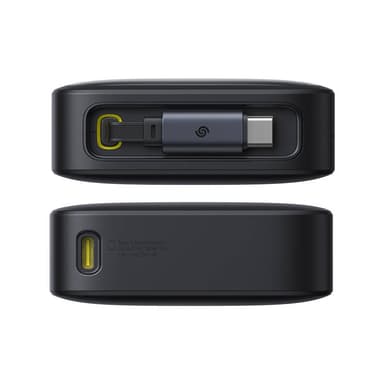 Powerbank Baseus OS Free2Pull 10000mAh 30W +kaapeli (musta)