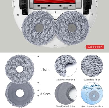 Roborock Qrevo S/Qrevo Pro Robot-pölynimuritarvikkeet
