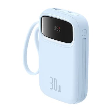 Powerbank Baseus QPow 2 10000mAh 30W 2xUSB-C (sininen)