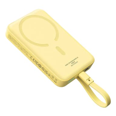 Powerbank Baseus Magnetic Mini 10000mAh 30W MagSafe (keltainen)