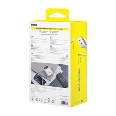 Baseus QPow 2 10000mAh 30W akku (valkoinen)