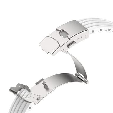Silikoniranneke Apple Watch 42 / 44 / 45 / 49mm - Valkoinen