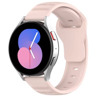Silikoniranneke Samsung Galaxy Watch 7 20mm - Vaaleanpunainen