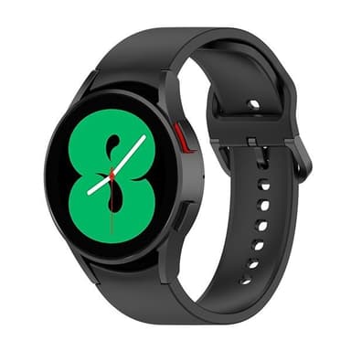Silikoniranneke Samsung Galaxy Watch 4 Musta