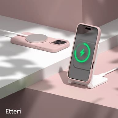 Etteri Silikonikuori iPhone 16 Pro Maxille - Vaaleanpunainen