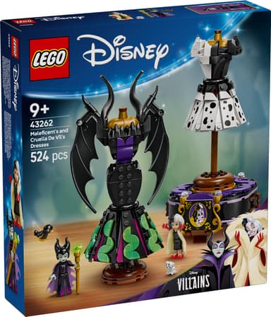 LEGO Disney Pahattaren ja Cruella De Vilin mekot 43262