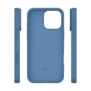 Etteri Silikonikuori iPhone 16 Pro Maxiin - Tummansininen - Tummansininen
