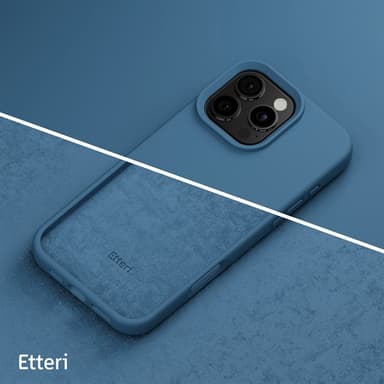 Etteri Silikonikuori iPhone 16 Pro Maxiin - Tummansininen - Tummansininen