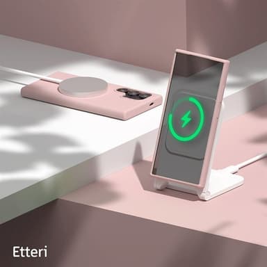 Etteri Silikoni kotelo Samsung Galaxy S24 Ultra - vaaleanpunainen - vaaleanpunainen