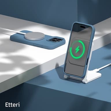 Etteri Silikonikuori iPhone 16 Pro Maxiin - Tummansininen - Tummansininen