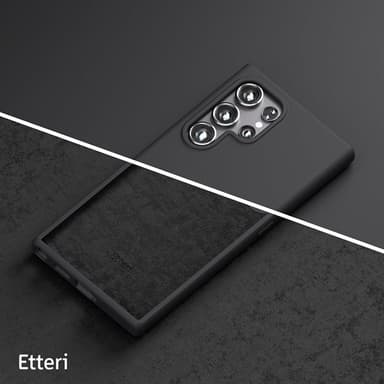 Etteri Silikonikuori Samsung Galaxy S24 Ultra - Svart varten - Svart