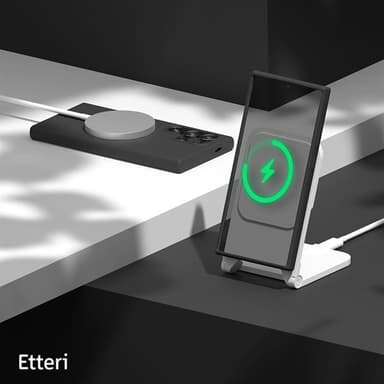 Etteri Silikonikuori Samsung Galaxy S24 Ultra - Svart varten - Svart