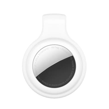 Silikonisuojus Apple Airtagille - Valkoinen