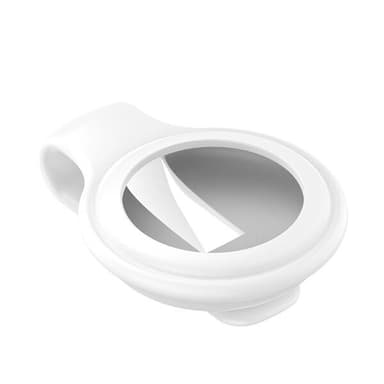 Silikonisuojus Apple Airtagille - Valkoinen