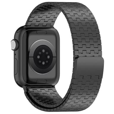 Metallinen ranneke magneetilla Apple Watch 38 / 40 / 41mm - Musta - Apple Watch 38 / 40 / 41mm - musta