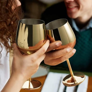 Viinilasi Gold in Glass Metallic - 50cl