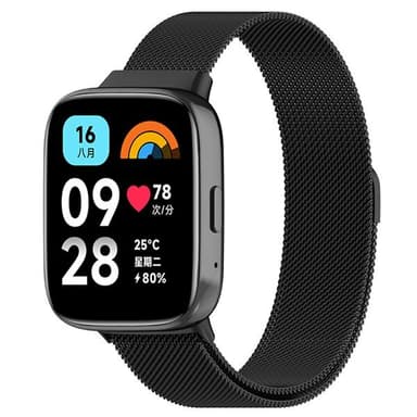 Ranneke Milanese Xiaomi Redmi Watch 3 Lite - musta