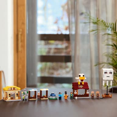 LEGO Minecraft Hornanhenki-kuumailmapallon hyökkäys kylään 21273