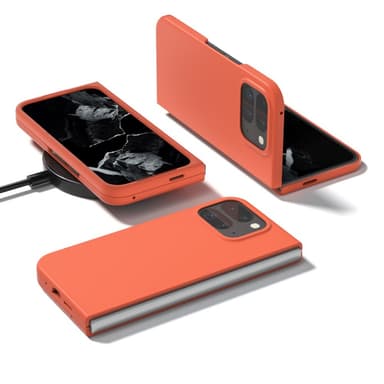 ABEEL Google Pixel 9 Pro Fold Skin Touch Suojakuori - Oranssi