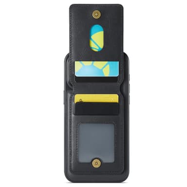 MAGKING iPhone 16 Pro Max K1 Series Magneettinen Kuori+Lompakkokotelo - Musta