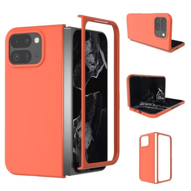 ABEEL Google Pixel 9 Pro Fold Skin Touch Suojakuori - Oranssi